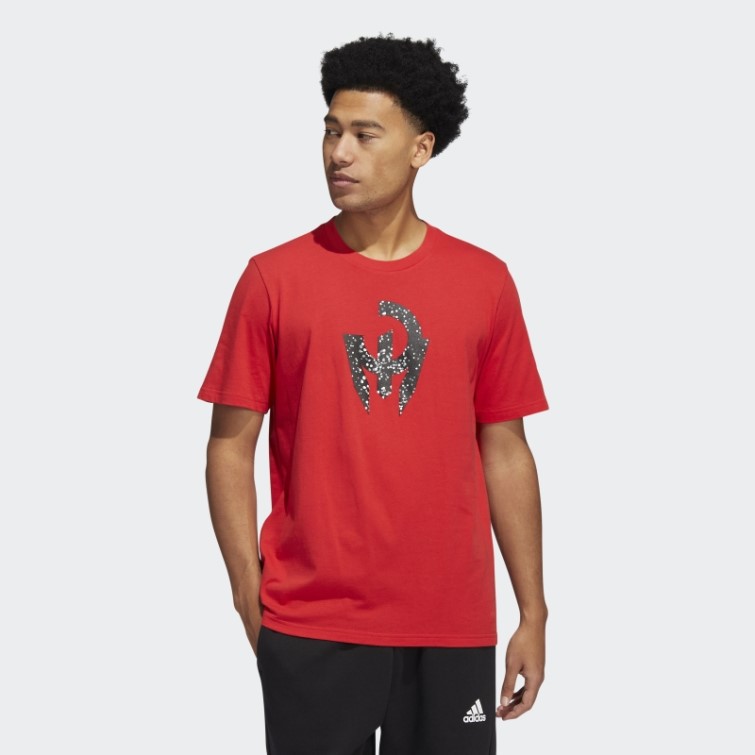 T-shirt Adidas Mahomes Rouge