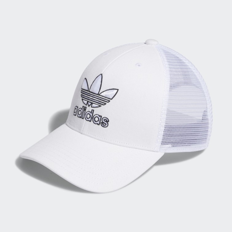 Casquette Trucker Structurée Adidas Blanc