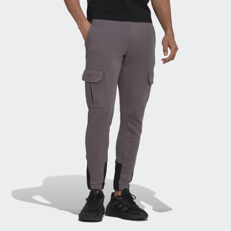 Pantalon Cargo En Molleton Adidas Trace Future Icons Gris
