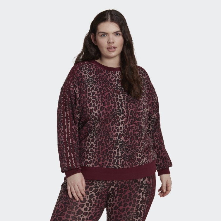 Sweat Adidas Bordeaux (grande Taille)