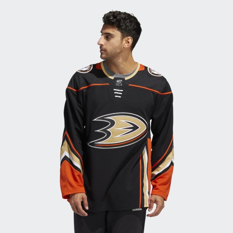 Maillot Ducks Home Authentique Adidas Noir