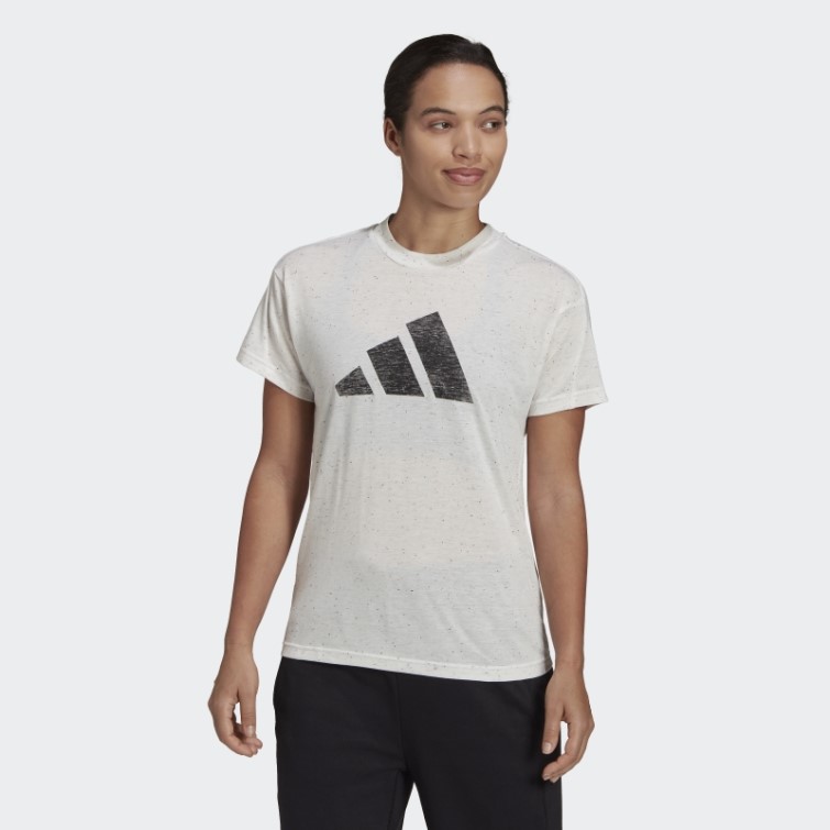 Adidas Future Icons Winners 3.0 Tee Fashion Blanc Melange
