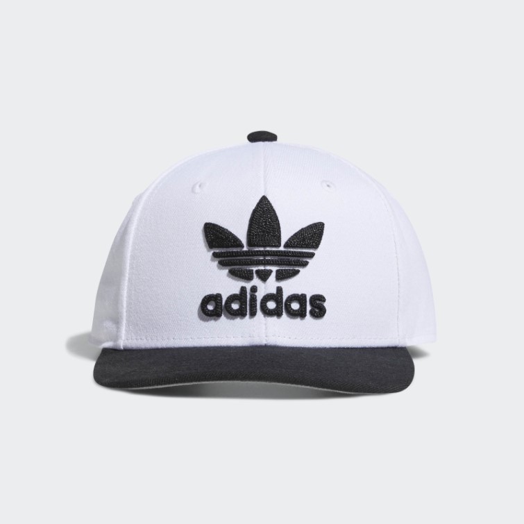 Adidas Originals Trèfle Chaîne Snapback Blanc Adidas