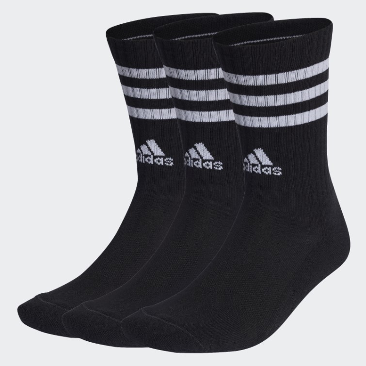 Adidas 3-stripes Chaussettes Matelassées Blanches 3 Paires