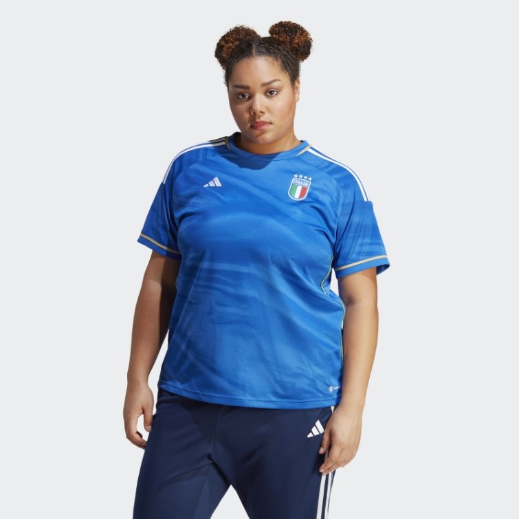 Maillot Domicile Adidas Italy 23 Bleu (grande Taille)