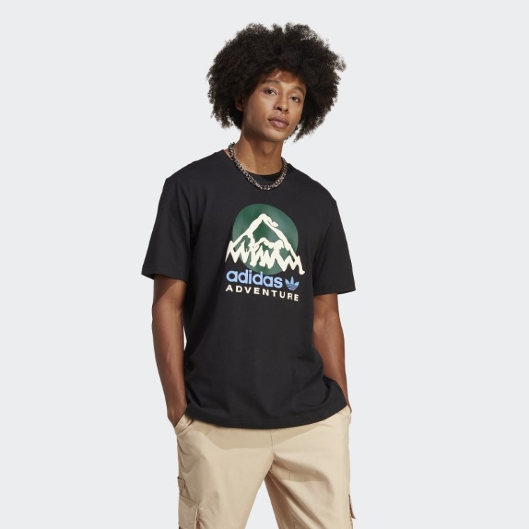 Adidas Aventure Montagne Avant Tee Noir Chaud