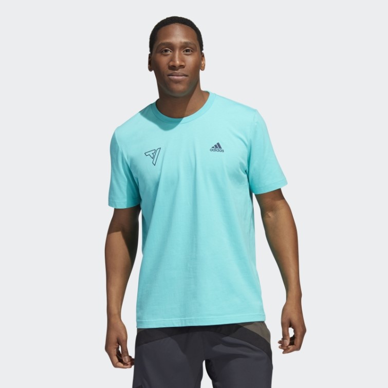 T-shirt Adidas Trae Le Plus Douté Menthe Rush