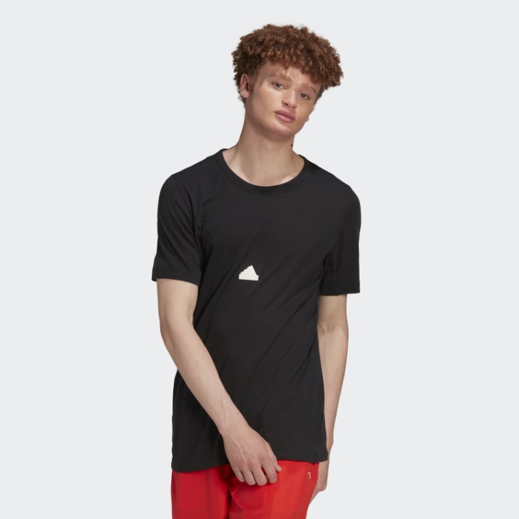 T-shirt Adidas élégant Noir
