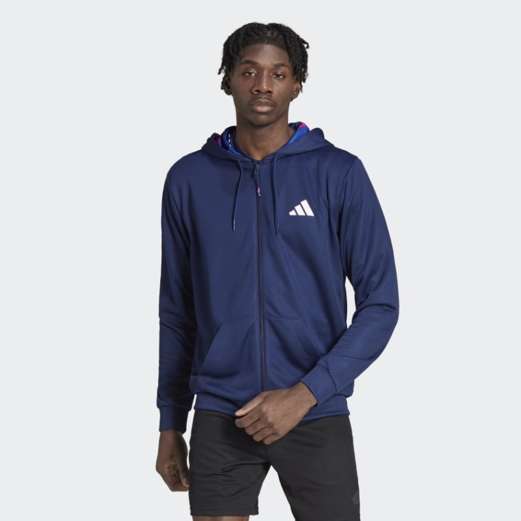 Bleu Foncé/blanc