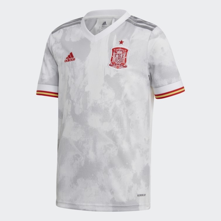 Maillot Extérieur Espagne Blanc Adidas
