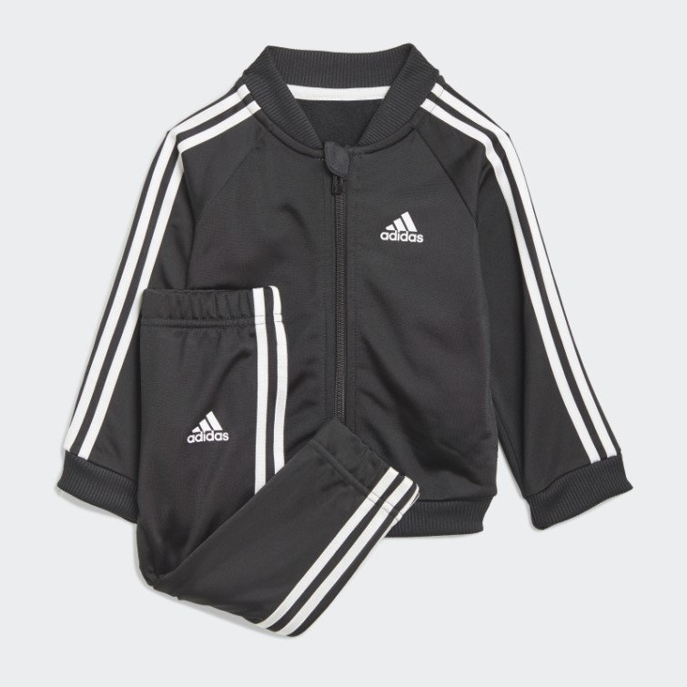 Adidas Survetement Noir 3 Bandes En Tricot
