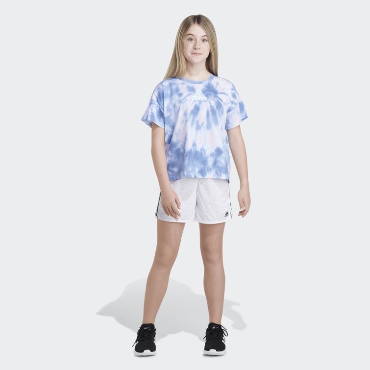T-shirt Oversize Imprimé Allover Blanc Adidas