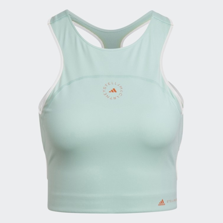 Adidas Vert Congelé Par Stella Mccartney Truepace Running Crop Top Hot