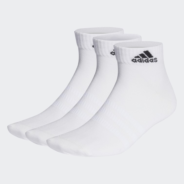 Socquettes Blanches Fines Et Légères 3 Paires Adidas