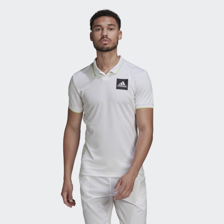 Polo Adidas Paris Heat.rdy Tennis Freelift Blanc