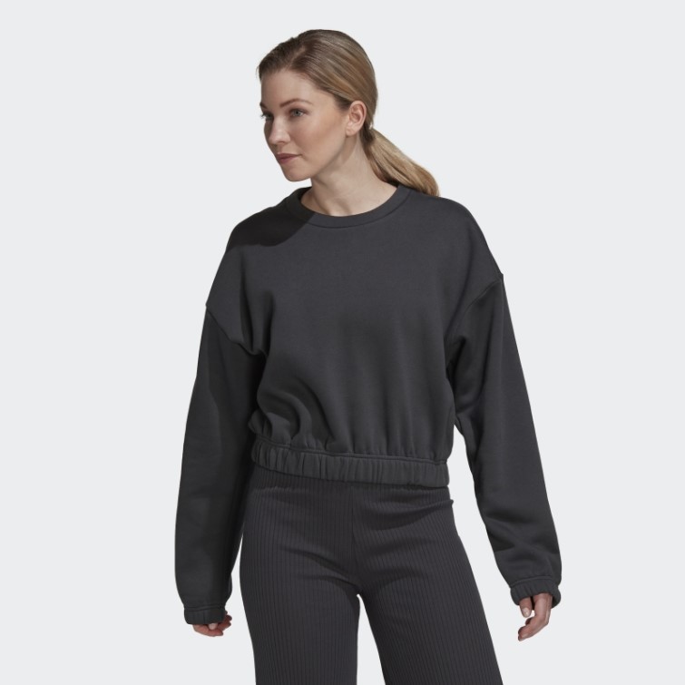 Sweat-shirt Ample Adidas Carbon Studio Lounge