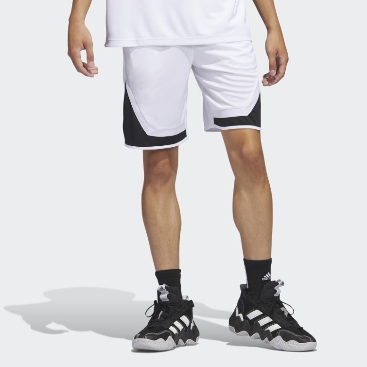 Short Adidas Pro Block Blanc Mode