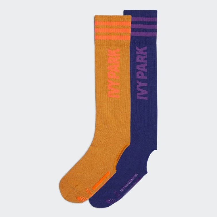 Chaussettes à Talons (2 Paires) Adidas Focus Orange