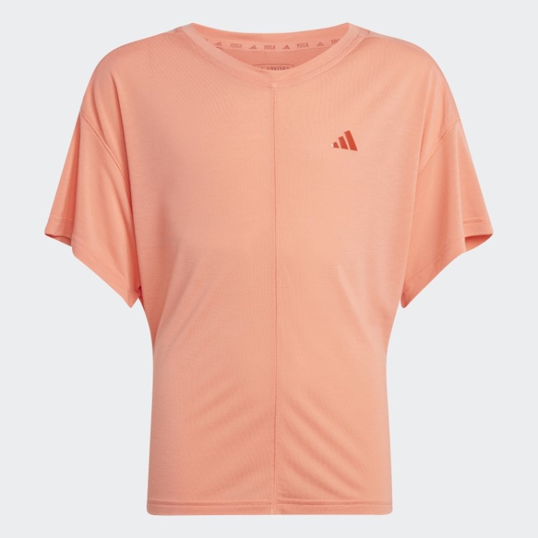 Adidas Yoga Aeroready Loose Tee Corail