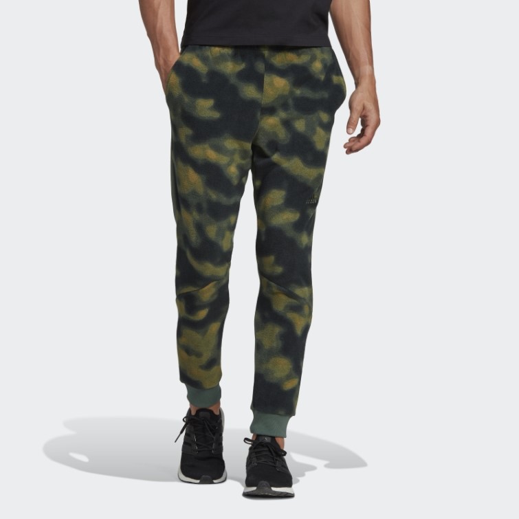 Pantalon Adidas Orbit Green Polar Fleece Nature Print