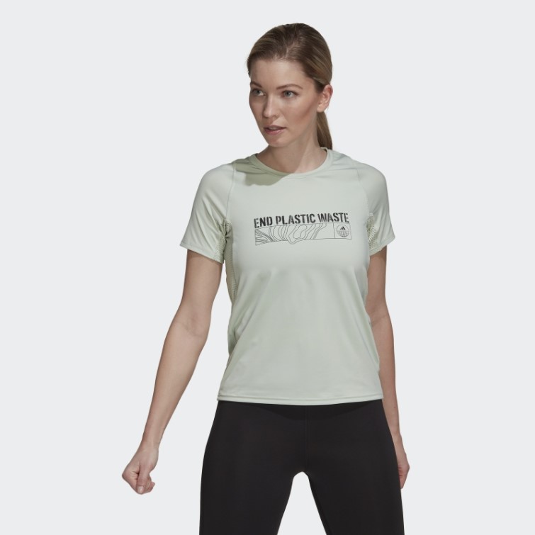 T-shirt De Course Rapide Adidas Parley Run Fast