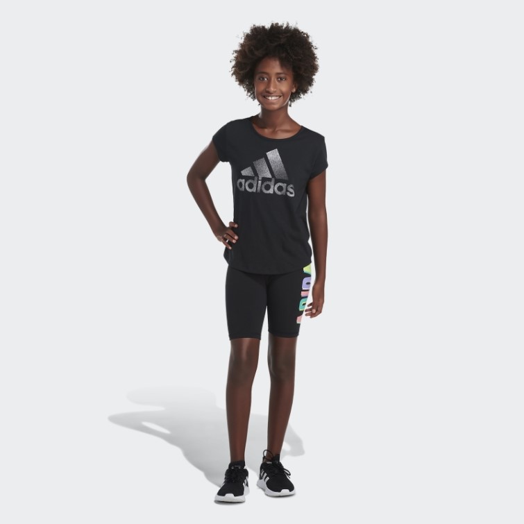 Short De Vélo Graphique Noir Adidas