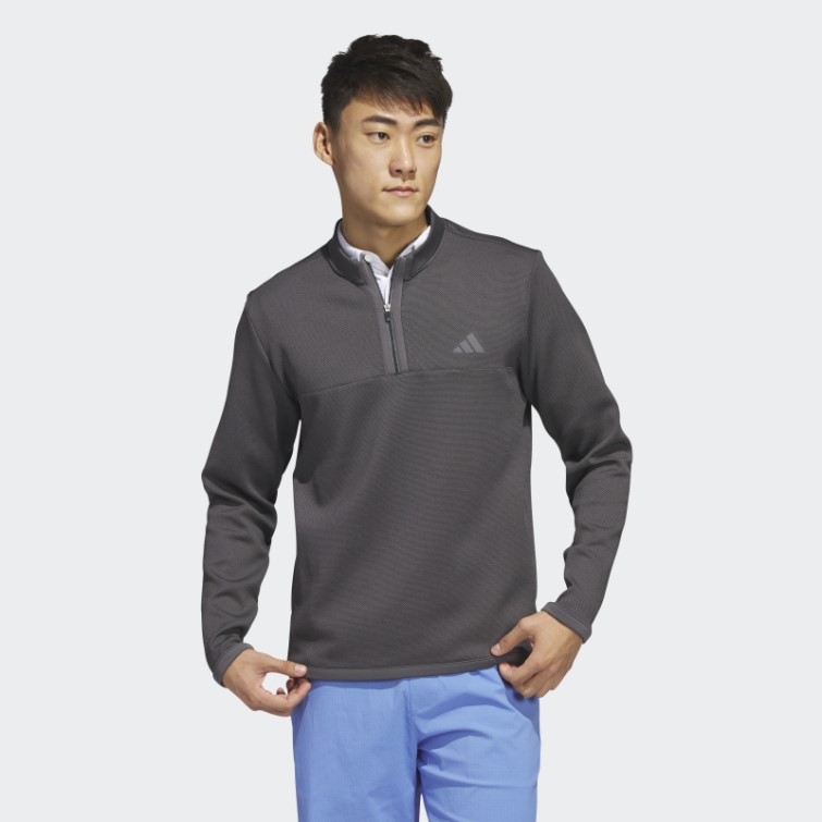Pull De Golf Adidas Microdot 1/4-zip Noir