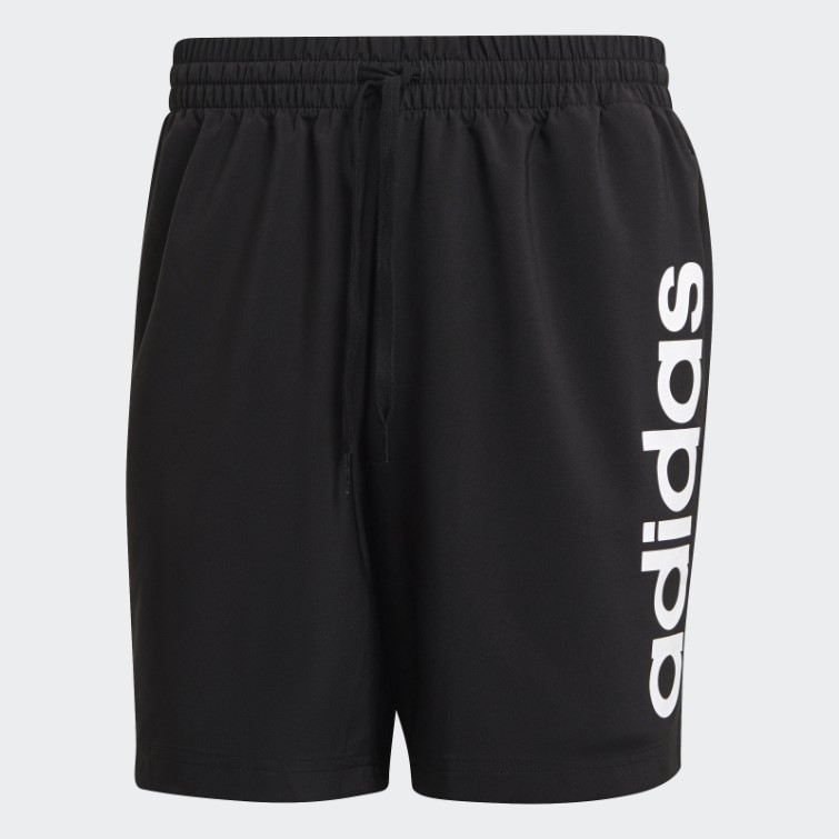 Adidas Aeroready Essentials Chelsea Linear Logo Shorts Blanc