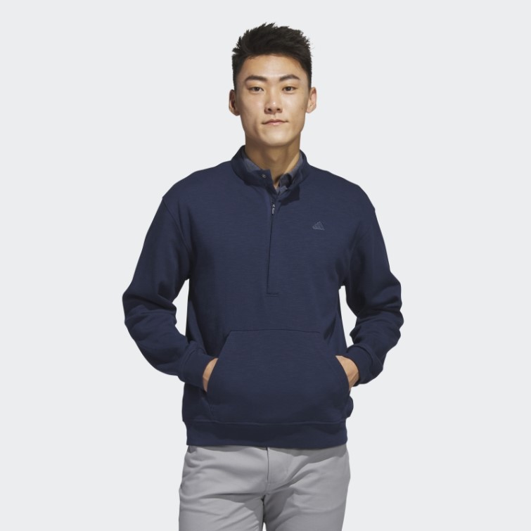 Go-to 1/2-zip Pull Adidas Bleu Marine