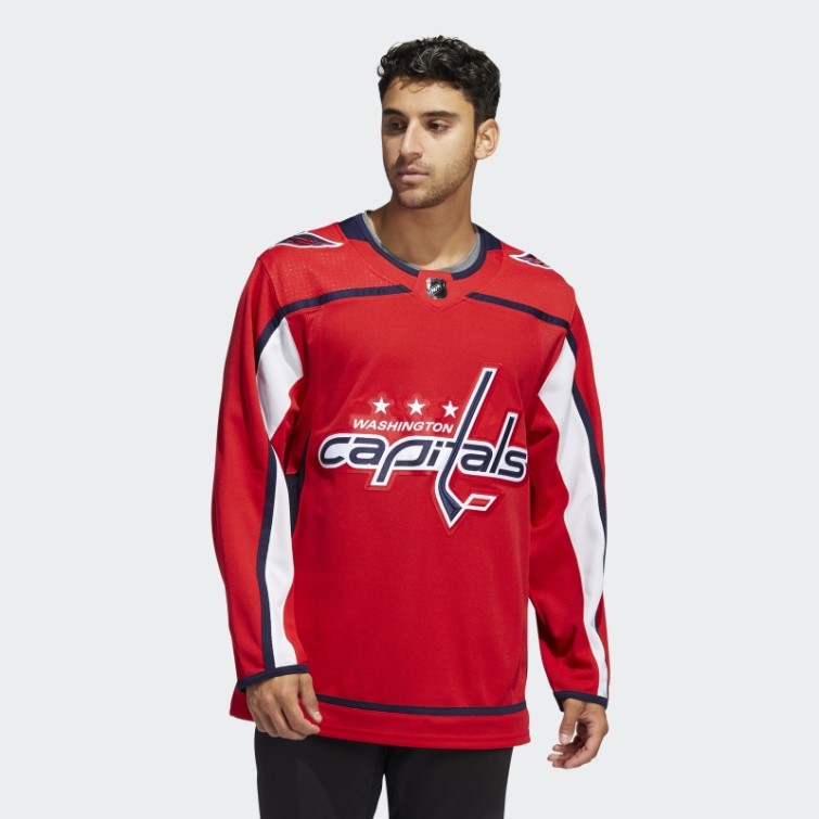 Adidas Maillot Domicile Authentique Capitales Rouges