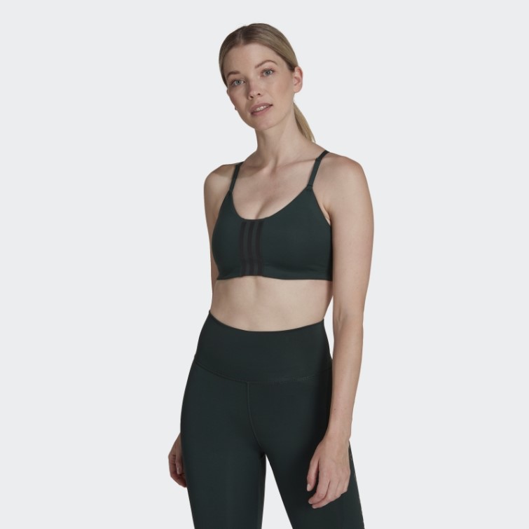 Soutien-gorge Léger D'entraînement Adidas Aeroimpact Vert