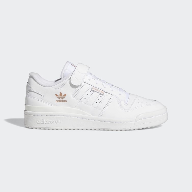 Adidas Forum Low Chaussures Or Rose Métallique