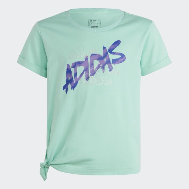 T-shirt Noué Dance Vert Adidas