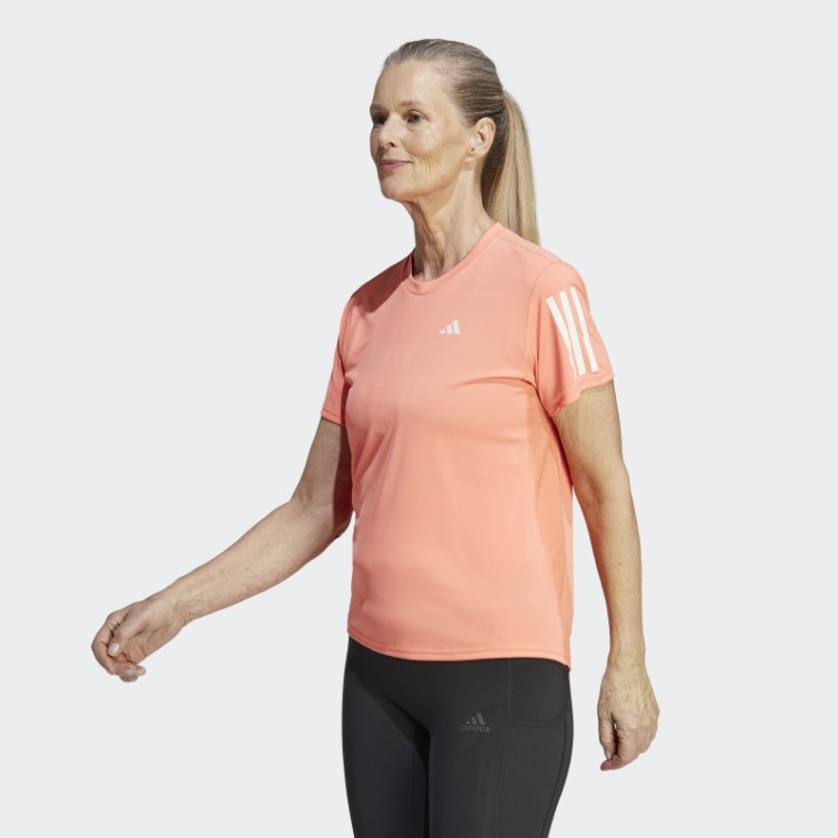 Adidas Possède Le T-shirt De Course Corail