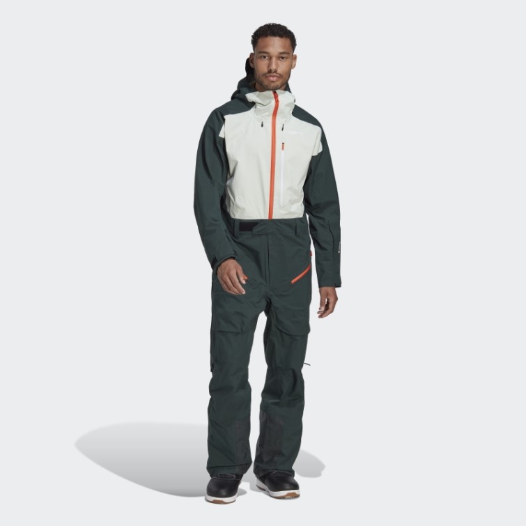 Combinaison De Neige Terrex Gore-tex 3 Couches Vert Adidas