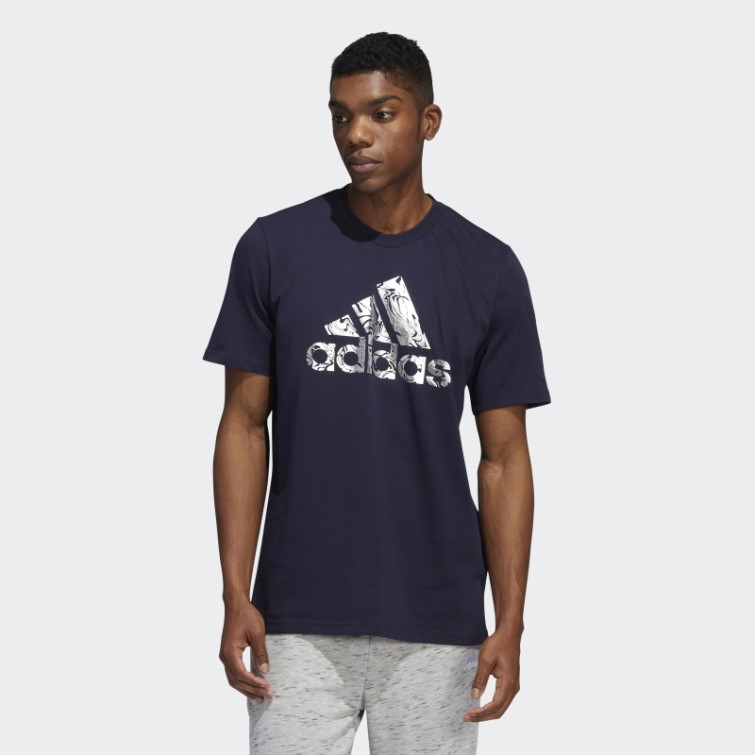 écusson En Aluminium Liquide Du T-shirt Graphique De Sport Encre Adidas