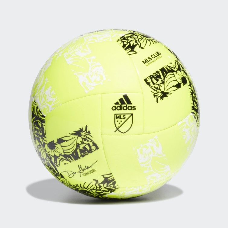 Adidas Ballon Club Jaune Mls