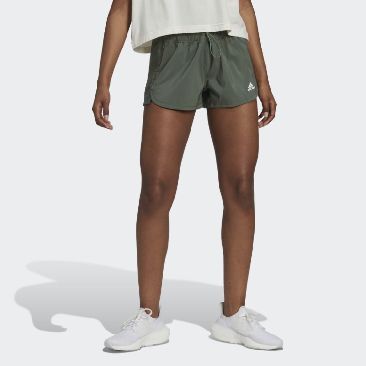 Short Pacer Perforé Adidas Vert Oxyde