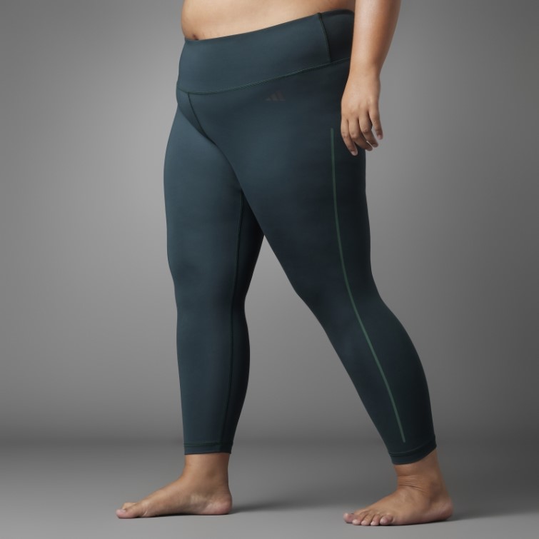 Adidas Authentique Balance Yoga 7/8 Legging (grande Taille) Vert