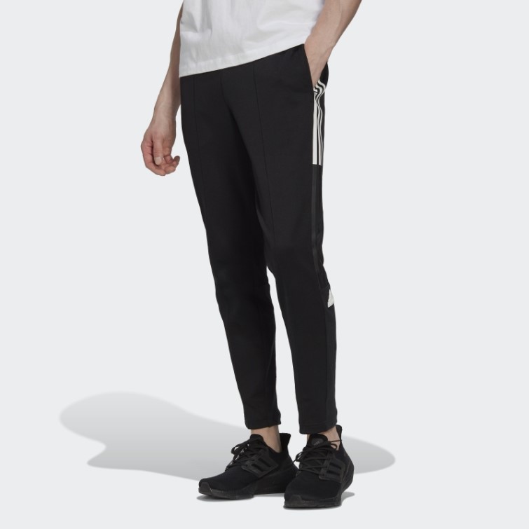 Adidas Pantalon à Revers 3 Bandes Noir