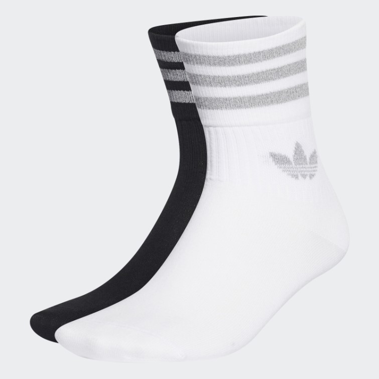 Adidas Adicolor Crew Chaussettes 2 Paires Noir
