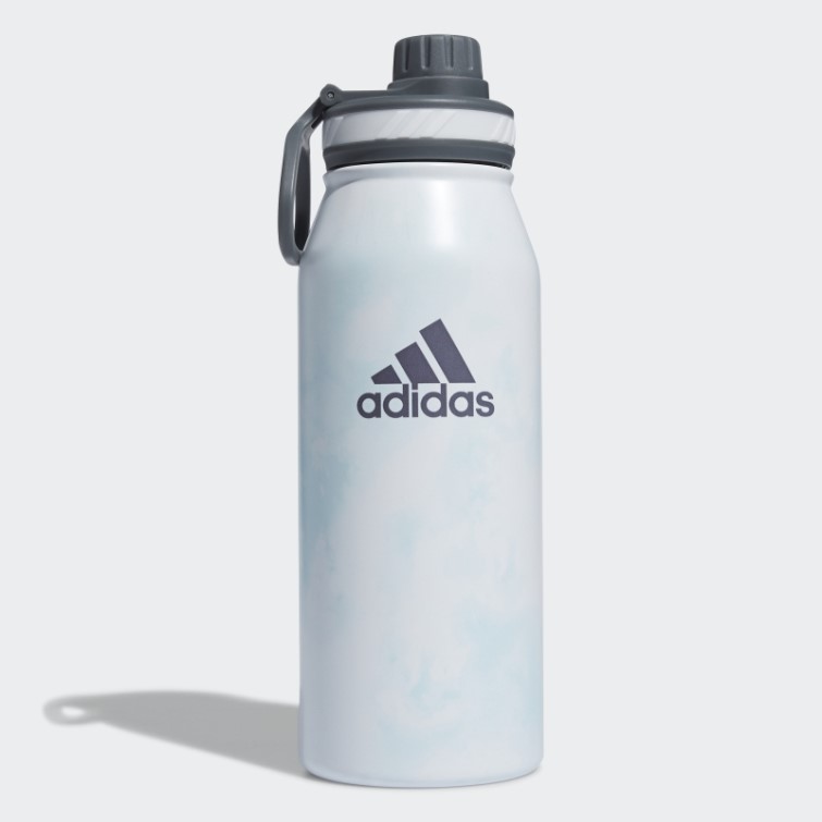Bidon Métal Acier Adidas Bleu Clair 1l