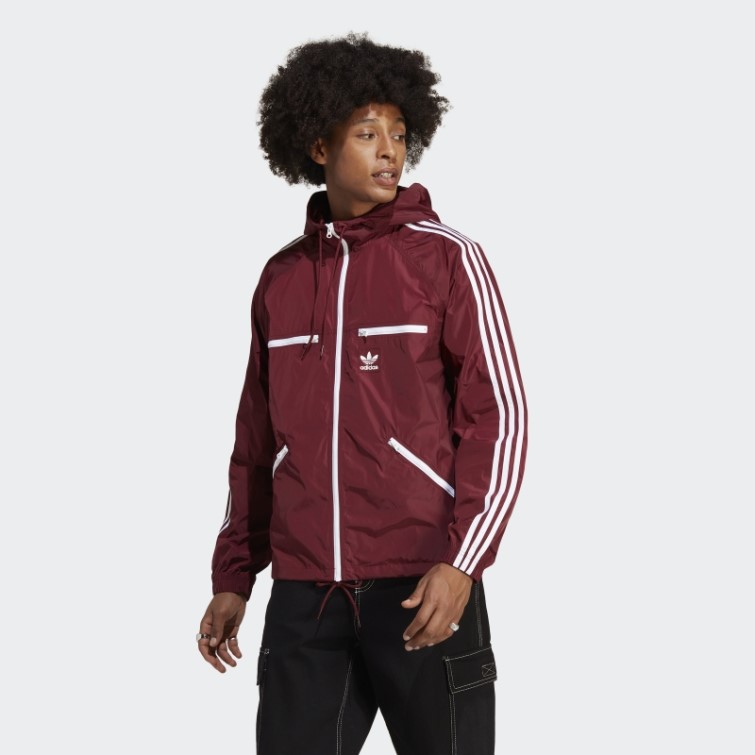 Coupe Vent Adidas Adicolor Classics Rouge
