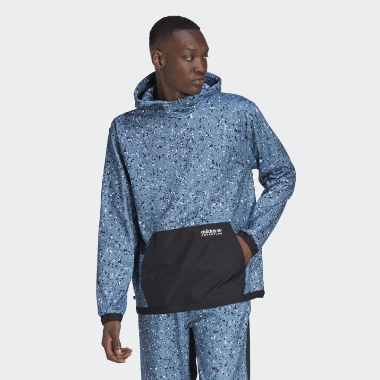 Adidas Aventure Hiver Sweat à Capuche Imprimé Multicolore