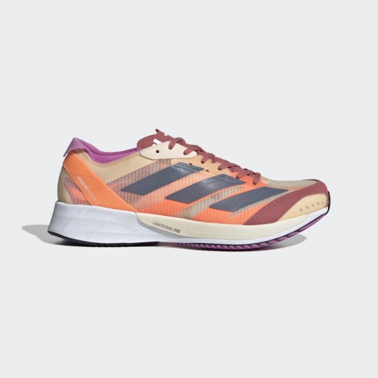 Adidas Orange Adizero Adios 7 Chaussures De Course