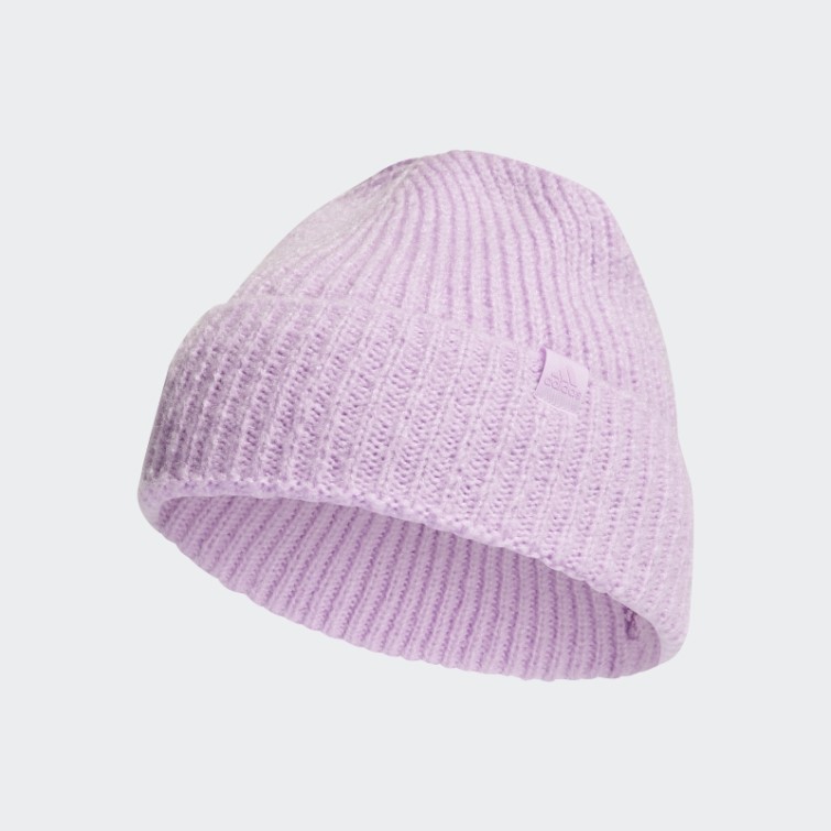 Bonnet Revers Lilas Adidas