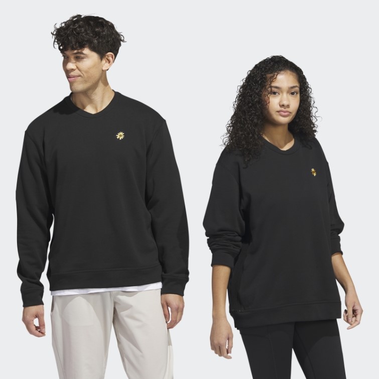 Sweat Adidas Adicross X Burning Cart Layer Crew Golf Noir