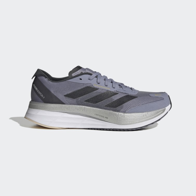 Adidas Adizero Boston 11 Chaussures De Course Argent Violet