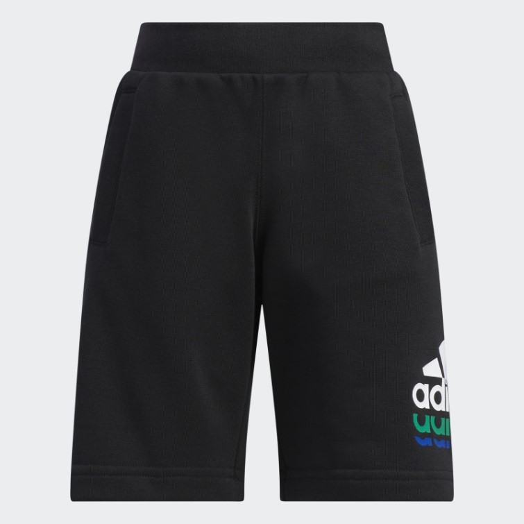 Adidas Badge Of Sport Logo Shorts Noir