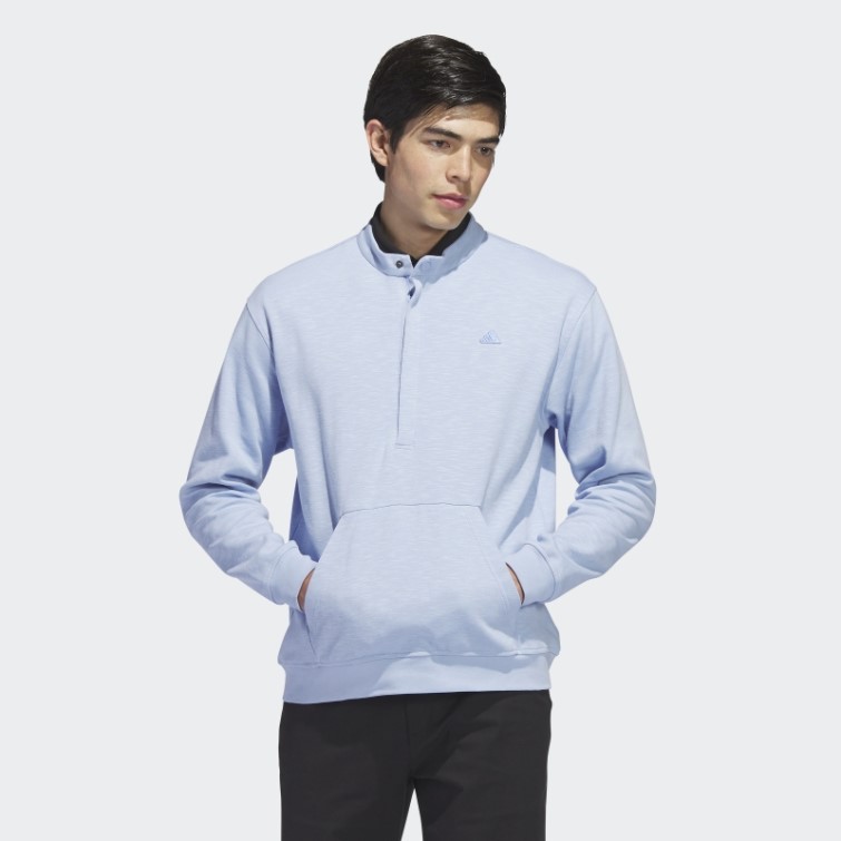 Pull Adidas Go-to 1/4-zip Bleu Aube